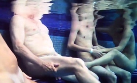 Wild Amateur Friends Enjoying A Wet Fuck Session In The Pool
