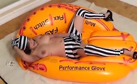 Busty And Lusty Milf Freak Finds A Way To Make Herself Cum