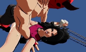 Restrained Anime Beauty Subjected To Intense Deep Pounding