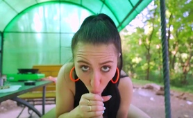 Depraved Stepmom Feeds Wild Lust For Cock And Cum Outdoors