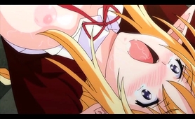 Busty Hentai Cutie Screams With A Hard Dick Filling Her Cunt